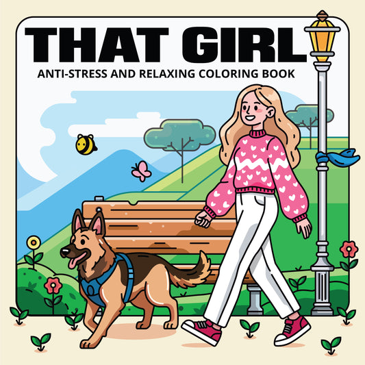 THAT GIRL - ANTI-STRESS AND RELAXING COLORING BOOK