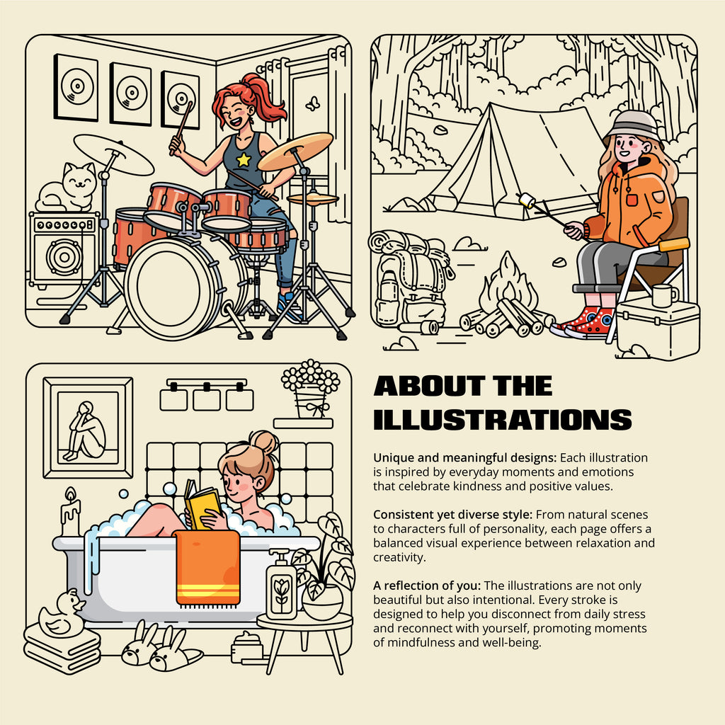 THAT GIRL - ANTI-STRESS AND RELAXING COLORING BOOK